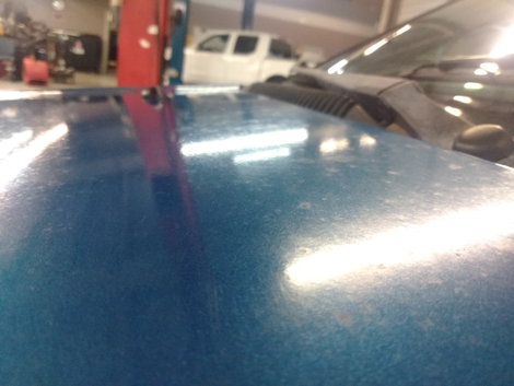 2 years later. notice the gloss layer getting spotty.